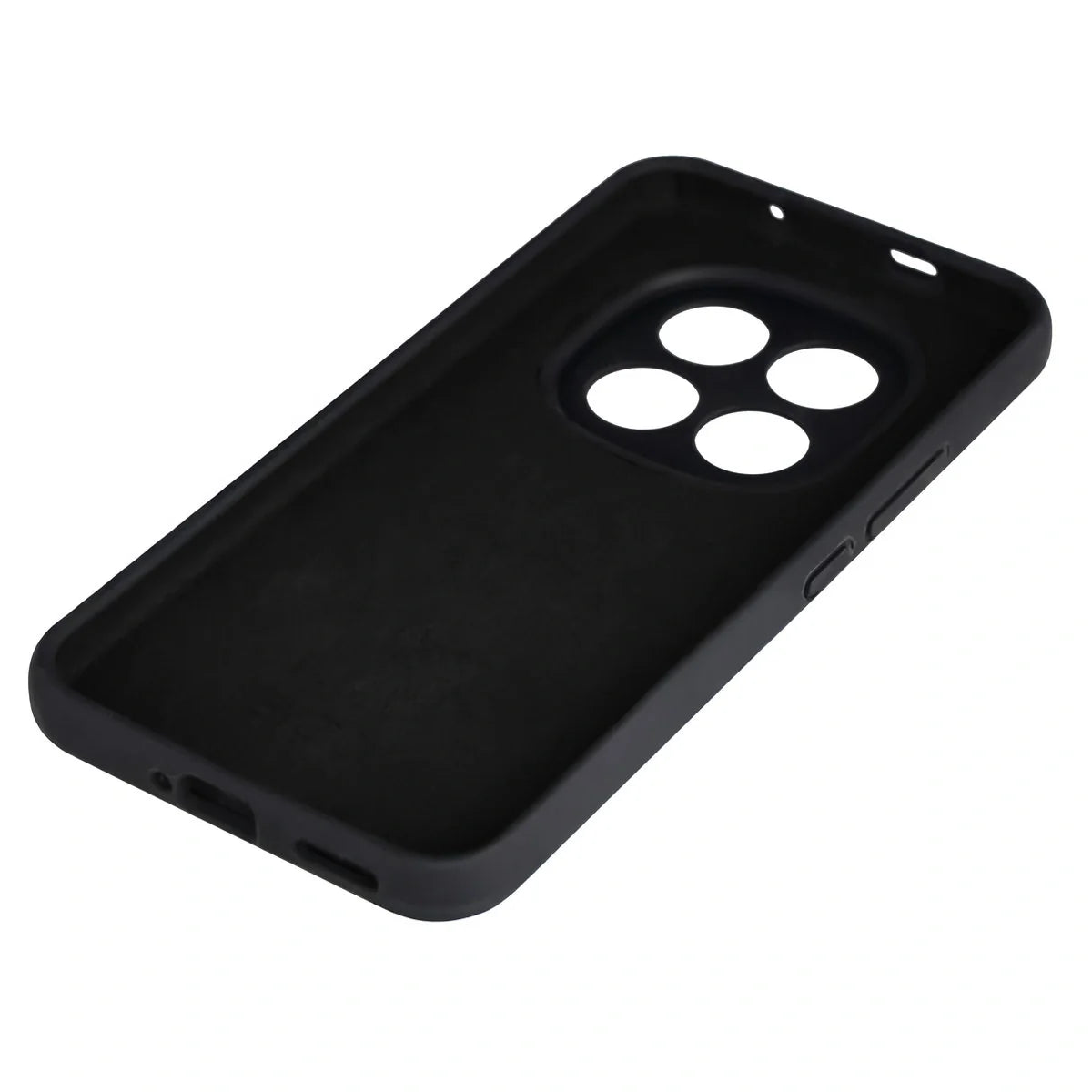 Silikon Handyhülle für Xiaomi Redmi Note 15 Pro Plus 5G / POCO M8 Pro 5G, Bizon Soft Case, Schwarz
