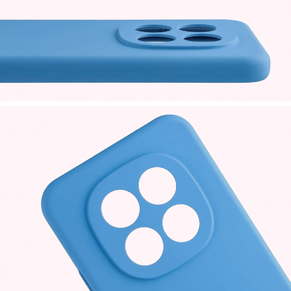 Silikon Handyhülle für Xiaomi Redmi Note 15 Pro Plus 5G / POCO M8 Pro 5G, Bizon Soft Case, Blau