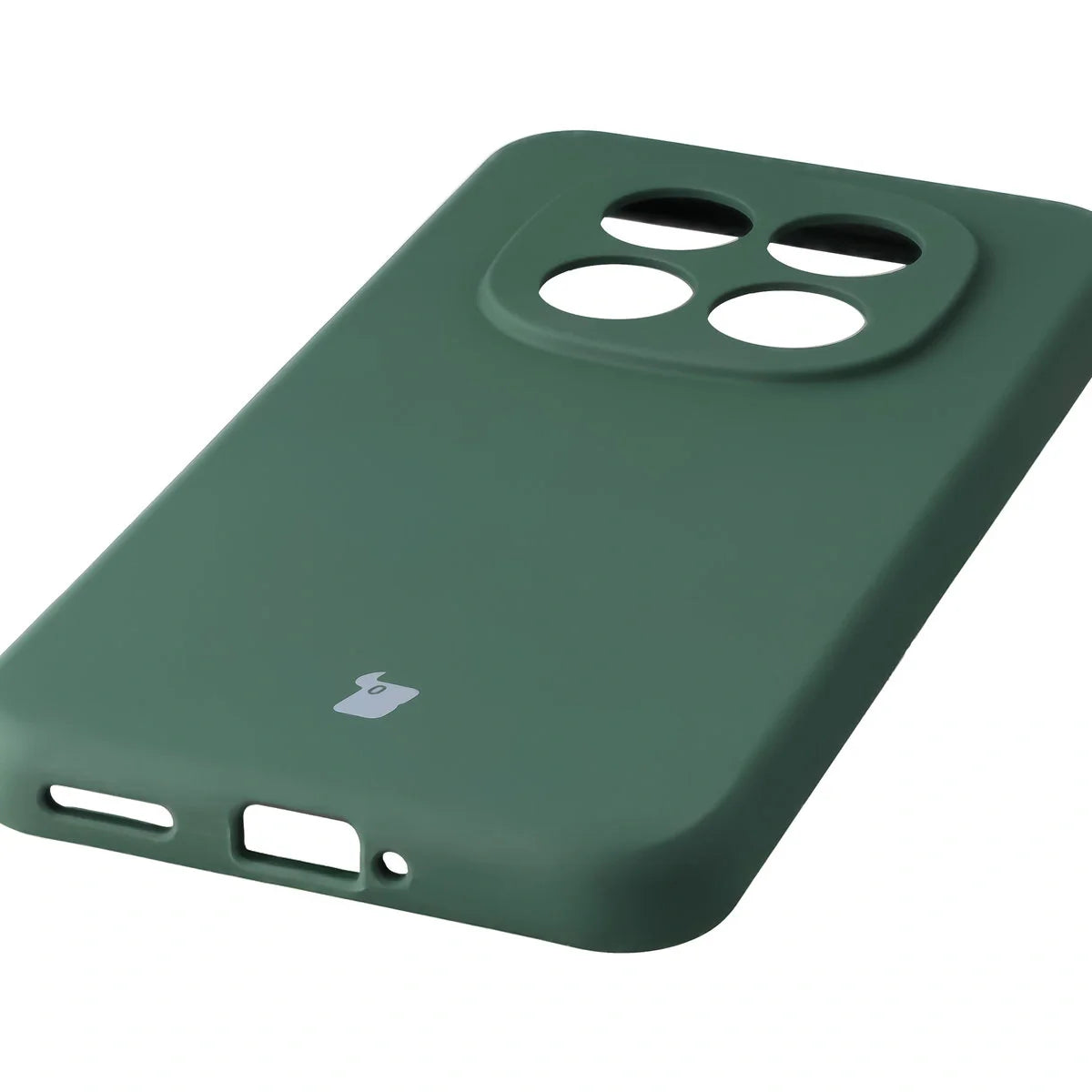Silikon Handyhülle für Xiaomi Redmi Note 15 Pro Plus 5G / POCO M8 Pro 5G, Bizon Soft Case, Dunkelgrün
