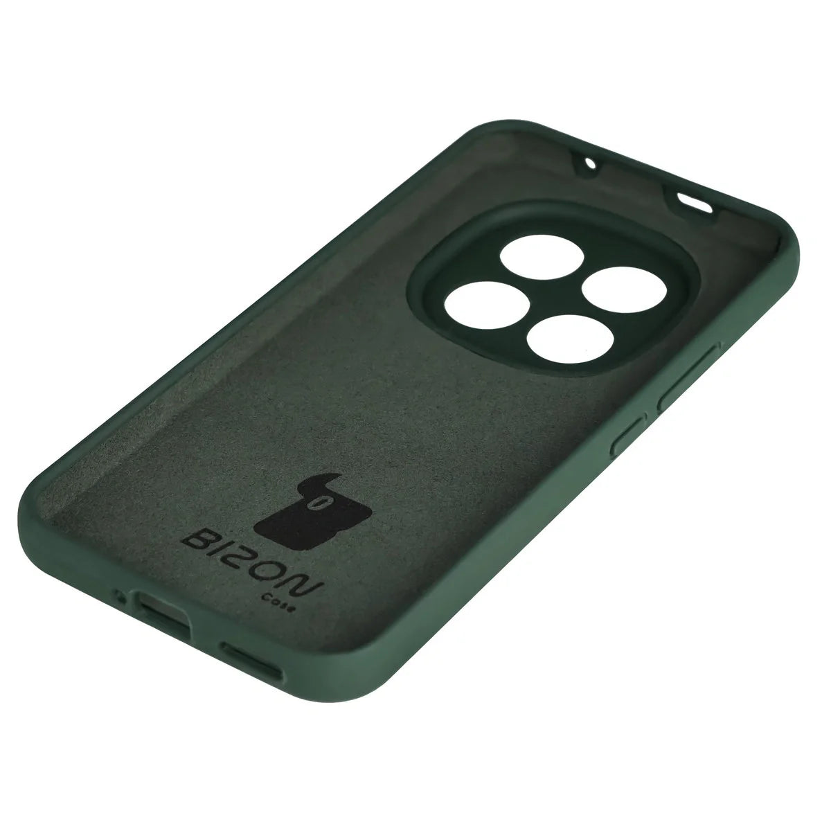 Silikon Handyhülle für Xiaomi Redmi Note 15 Pro Plus 5G / POCO M8 Pro 5G, Bizon Soft Case, Dunkelgrün