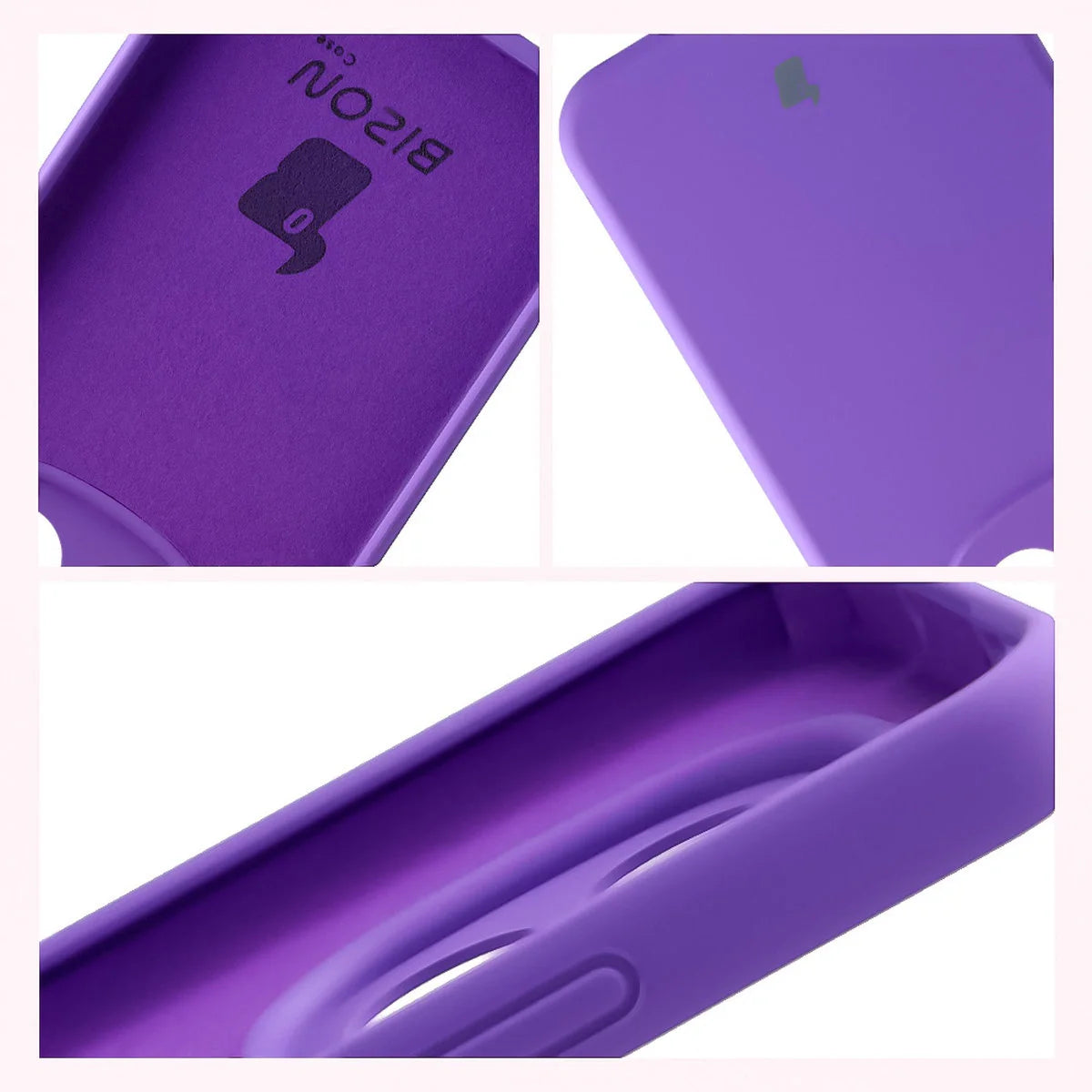 Silikon Handyhülle für Xiaomi Redmi Note 15 Pro Plus 5G / POCO M8 Pro 5G, Bizon Soft Case, Violett