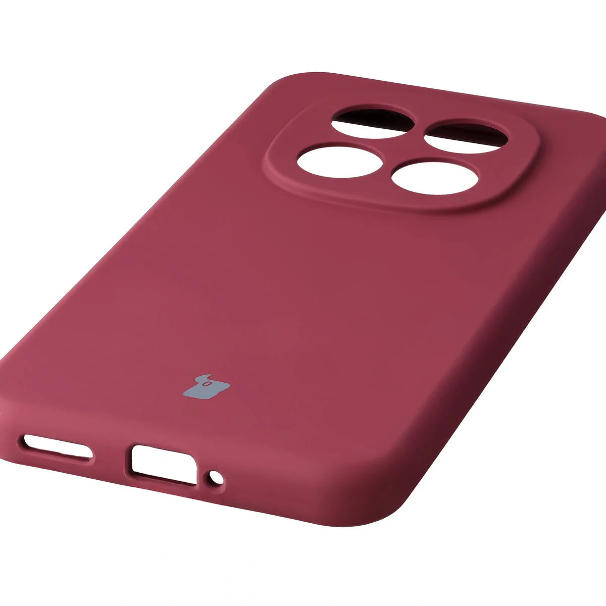 Silikon Handyhülle für Xiaomi Redmi Note 15 Pro Plus 5G / POCO M8 Pro 5G, Bizon Soft Case, Pflaumenfarbe