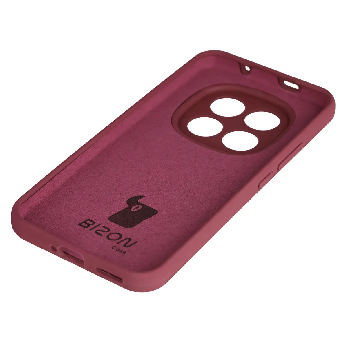 Silikon Handyhülle für Xiaomi Redmi Note 15 Pro Plus 5G / POCO M8 Pro 5G, Bizon Soft Case, Pflaumenfarbe