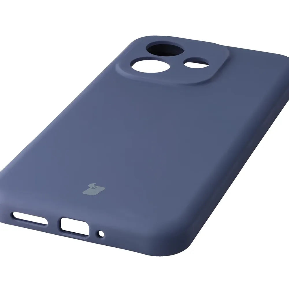 Silikon Handyhülle für Xiaomi Redmi Note 17 4G/5G, Bizon Soft Case, Dunkelblau (3/7)