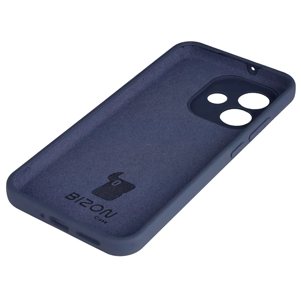 Silikon Handyhülle für Xiaomi Redmi Note 17 4G/5G, Bizon Soft Case, Dunkelblau (4/7)