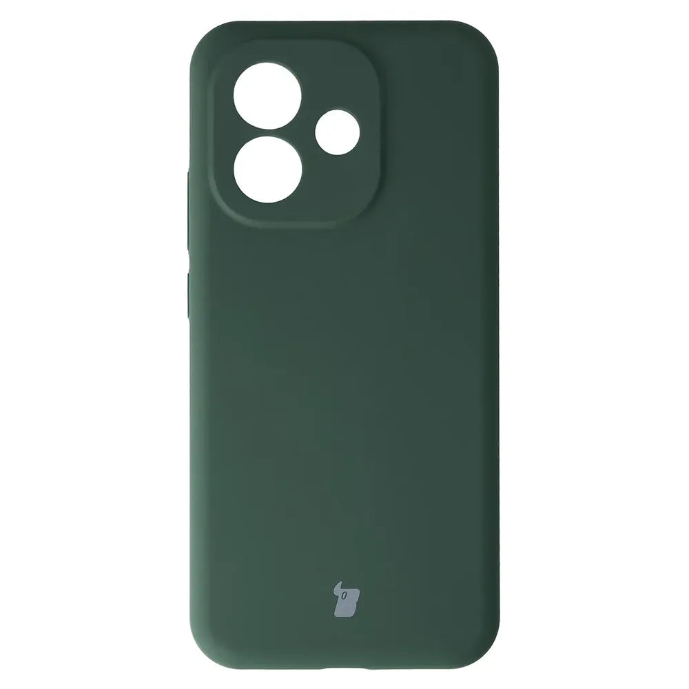 Silikon Handyhülle für Xiaomi Redmi Note 17 4G/5G, Bizon Soft Case, Dunkelgrün (2/7)