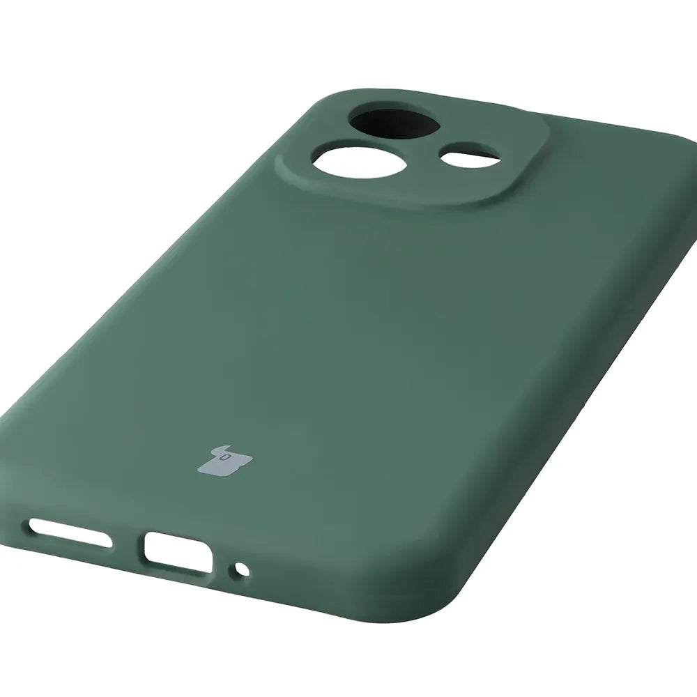 Silikon Handyhülle für Xiaomi Redmi Note 17 4G/5G, Bizon Soft Case, Dunkelgrün (3/7)