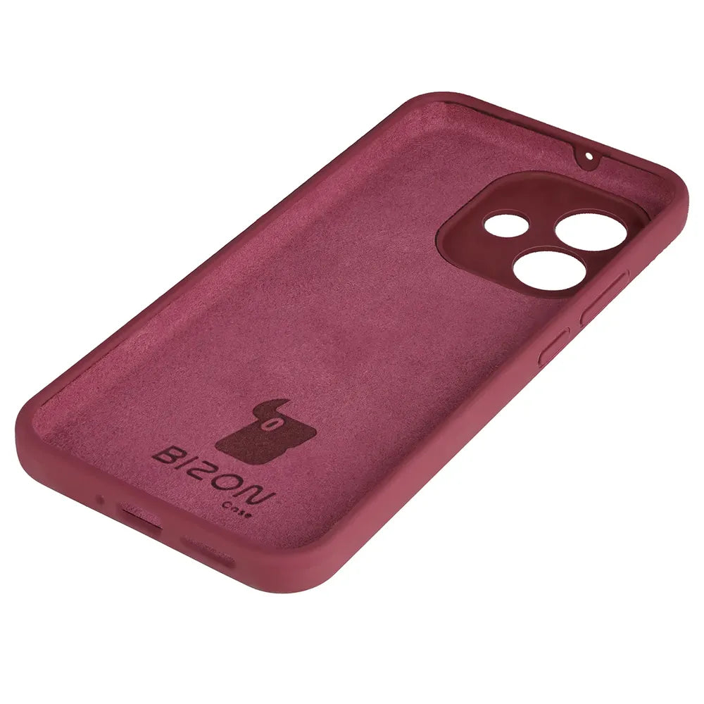Silikon Handyhülle für Xiaomi Redmi Note 17 4G/5G, Bizon Soft Case, Pflaumenfarbe (4/7)