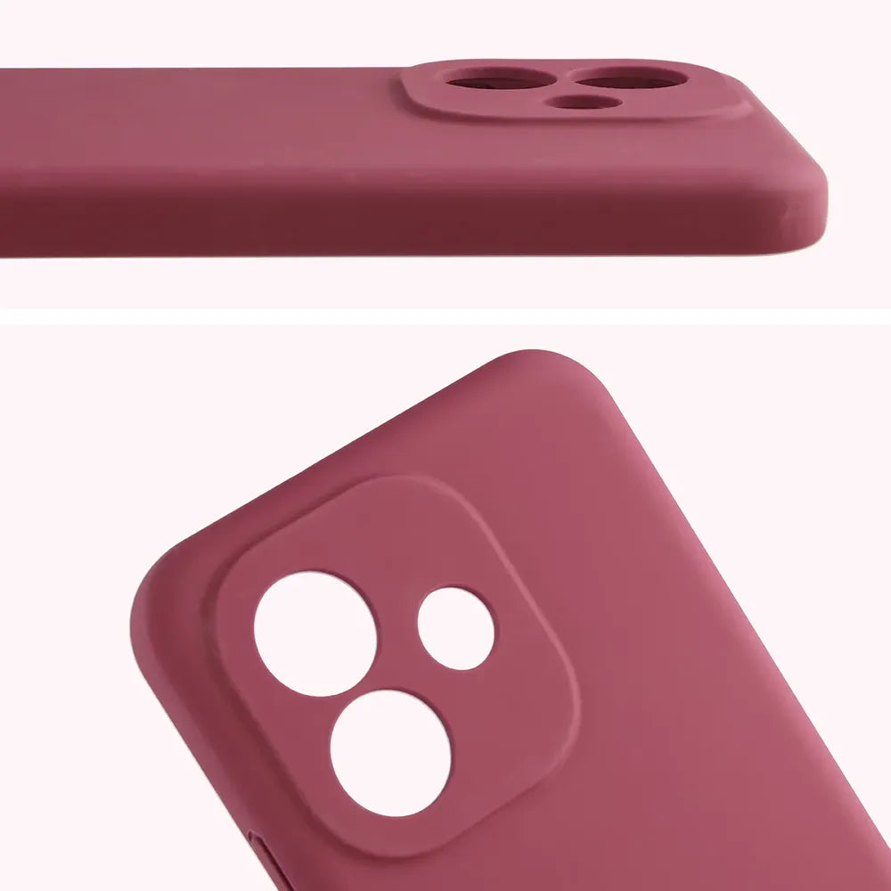 Silikon Handyhülle für Xiaomi Redmi Note 17 4G/5G, Bizon Soft Case, Pflaumenfarbe (5/7)