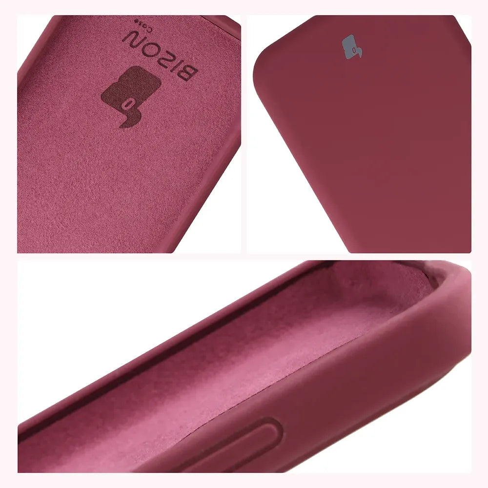 Silikon Handyhülle für Xiaomi Redmi Note 17 4G/5G, Bizon Soft Case, Pflaumenfarbe (6/7)