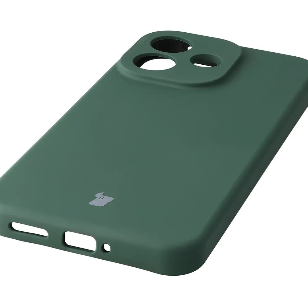 Silikon Handyhülle für Xiaomi Redmi Note 17 Pro 5G, Bizon Soft Case, Dunkelgrün (3/7)