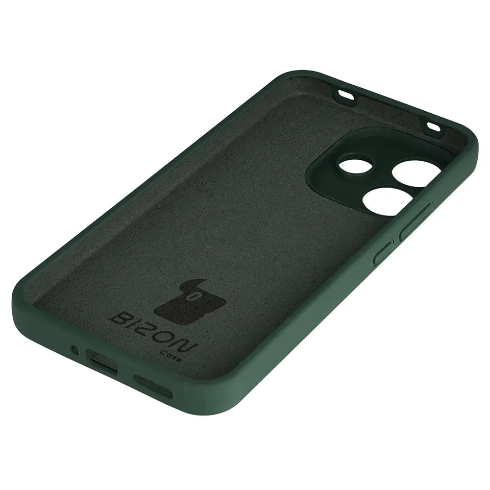 Silikon Handyhülle für Xiaomi Redmi Note 17 Pro 5G, Bizon Soft Case, Dunkelgrün (4/7)
