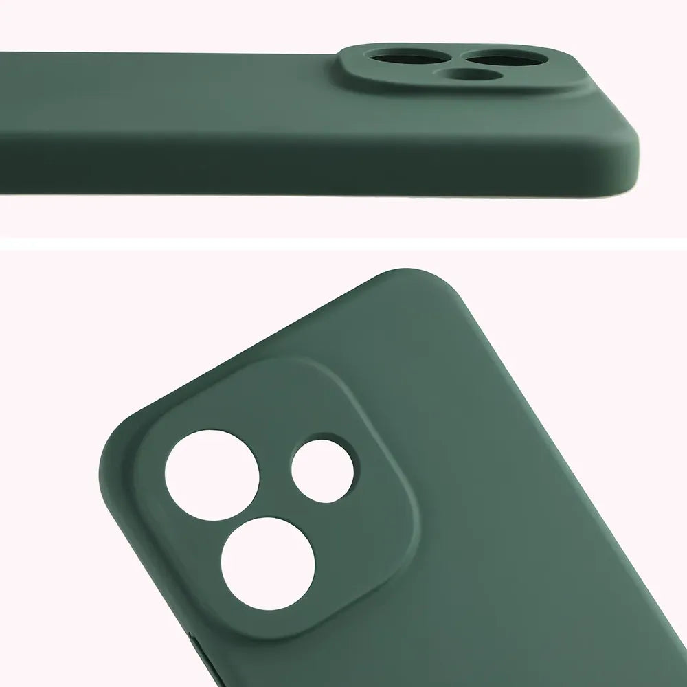 Silikon Handyhülle für Xiaomi Redmi Note 17 Pro 5G, Bizon Soft Case, Dunkelgrün (5/7)