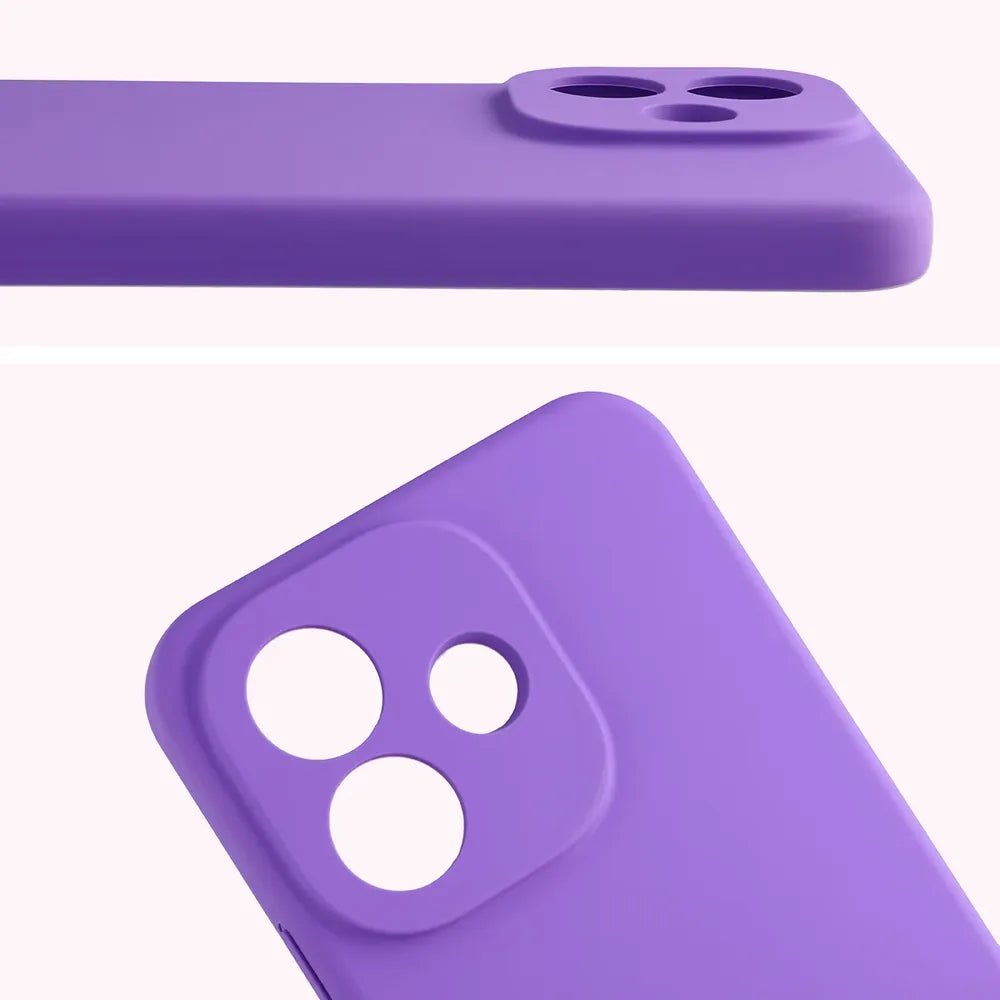 Silikon Handyhülle für Xiaomi Redmi Note 17 Pro 5G, Bizon Soft Case, Violett (5/7)