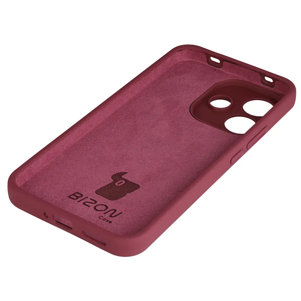 Silikon Handyhülle für Xiaomi Redmi Note 17 Pro 5G, Bizon Soft Case, Pflaumenfarbe (4/7)