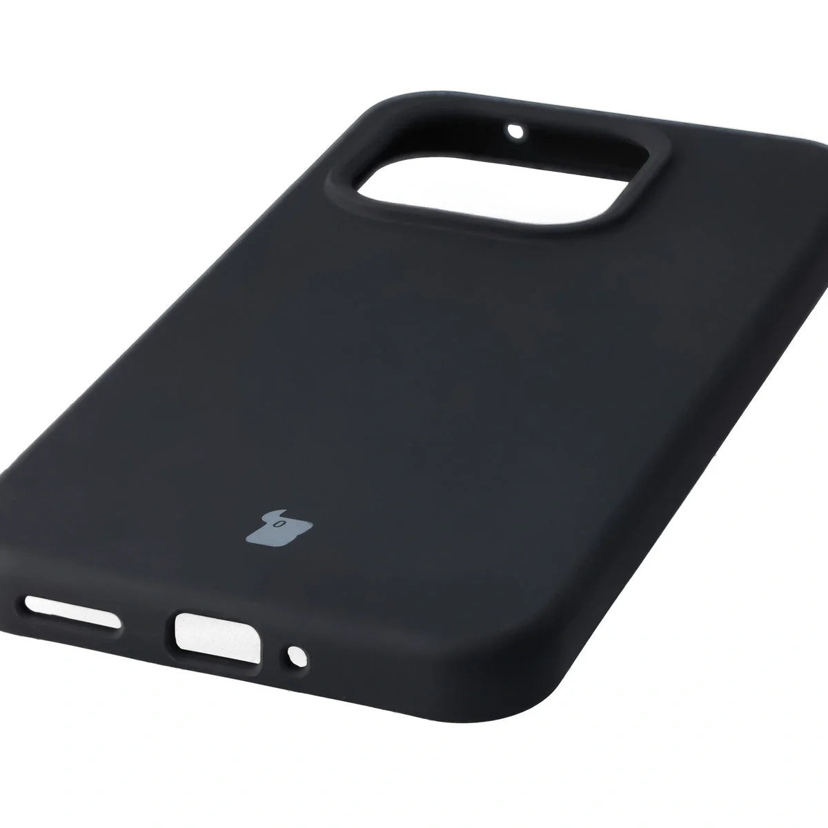 Silikon Handyhülle für Xiaomi 15T, Bizon Soft Case, Schwarz