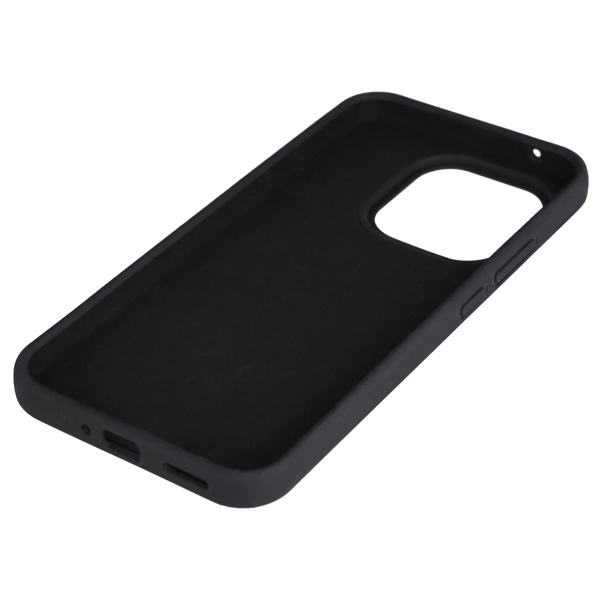 Silikon Handyhülle für Xiaomi 15T, Bizon Soft Case, Schwarz