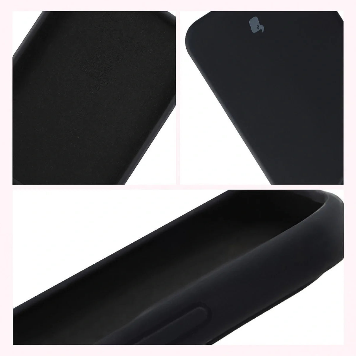 Silikon Handyhülle für Xiaomi 15T, Bizon Soft Case, Schwarz