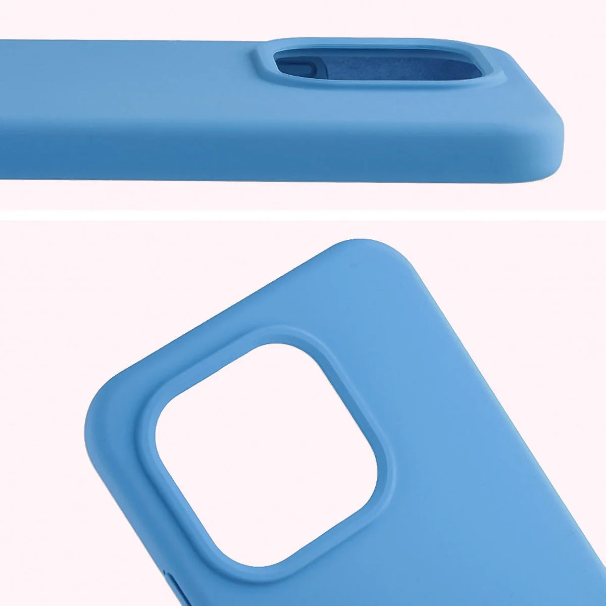 Silikon Handyhülle für Xiaomi 15T, Bizon Soft Case, Blau