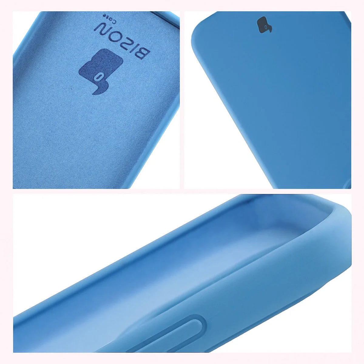 Silikon Handyhülle für Xiaomi 15T, Bizon Soft Case, Blau