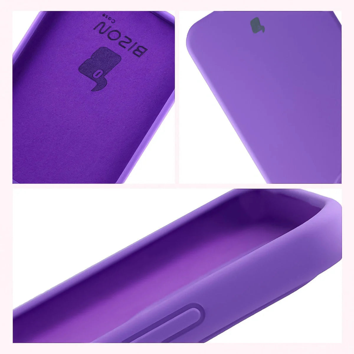Silikon Handyhülle für Xiaomi 15T, Bizon Soft Case, Violett