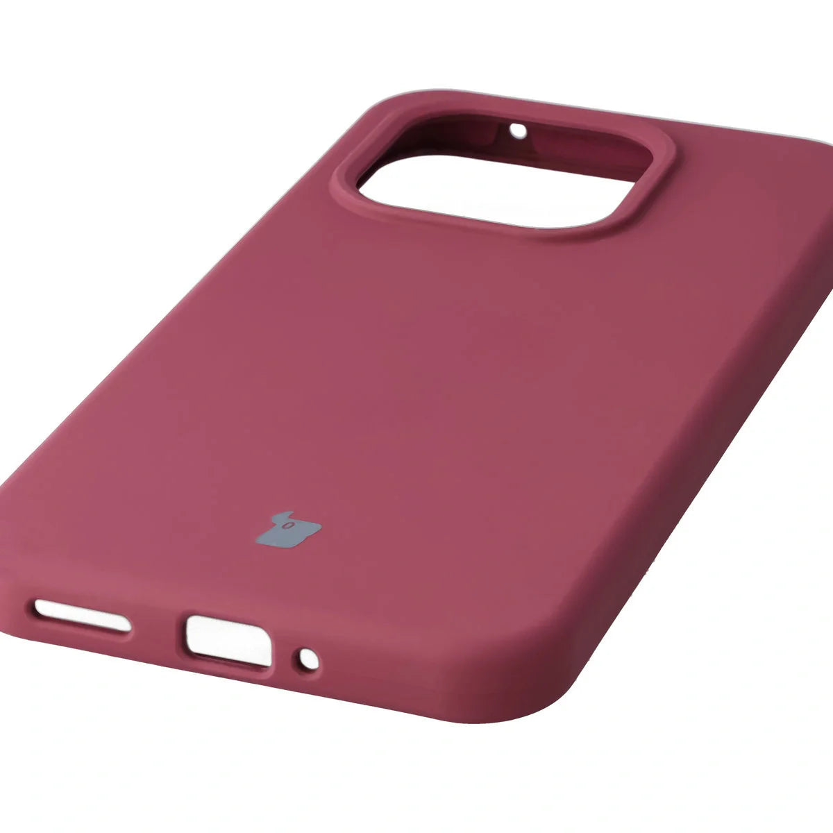 Silikon Handyhülle für Xiaomi 15T, Bizon Soft Case, Pflaumenfarbe
