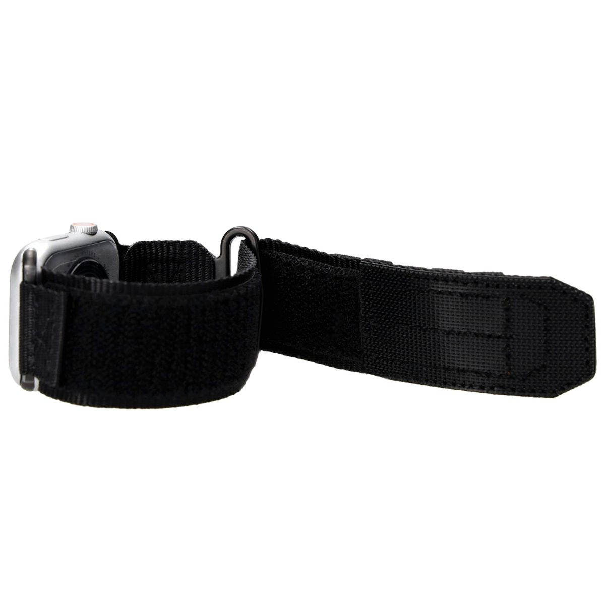 Sport-Armband für Apple Watch 44/45/46/49 mm, Bizon Strap Watch Adventure, Schwarz