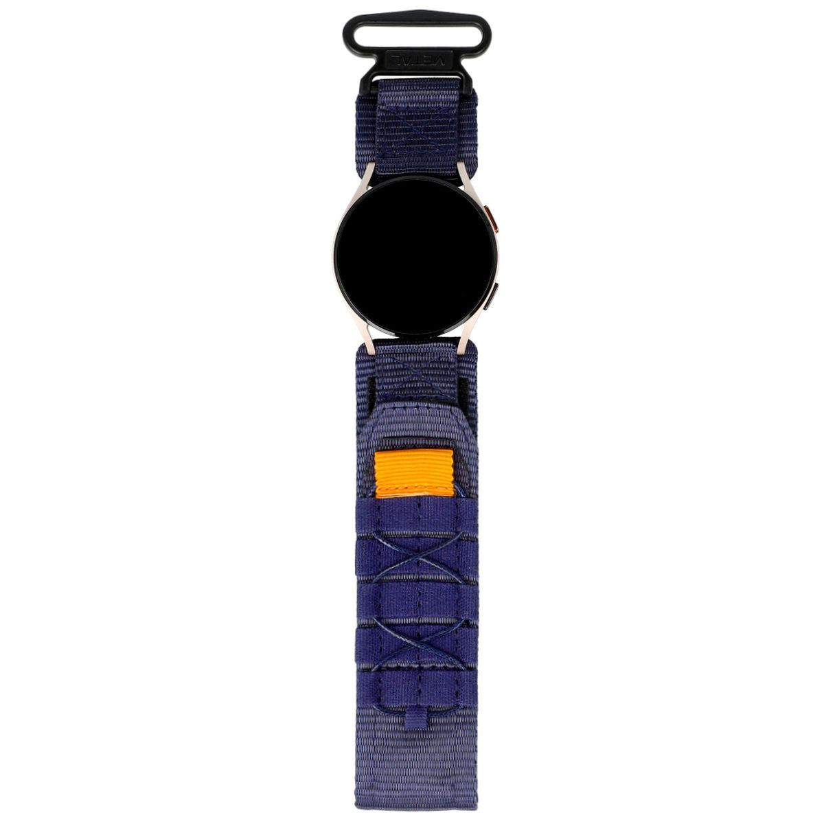 Sport-Armband für Galaxy Watch 20mm, Bizon Strap Watch Adventure, Dunkelblau