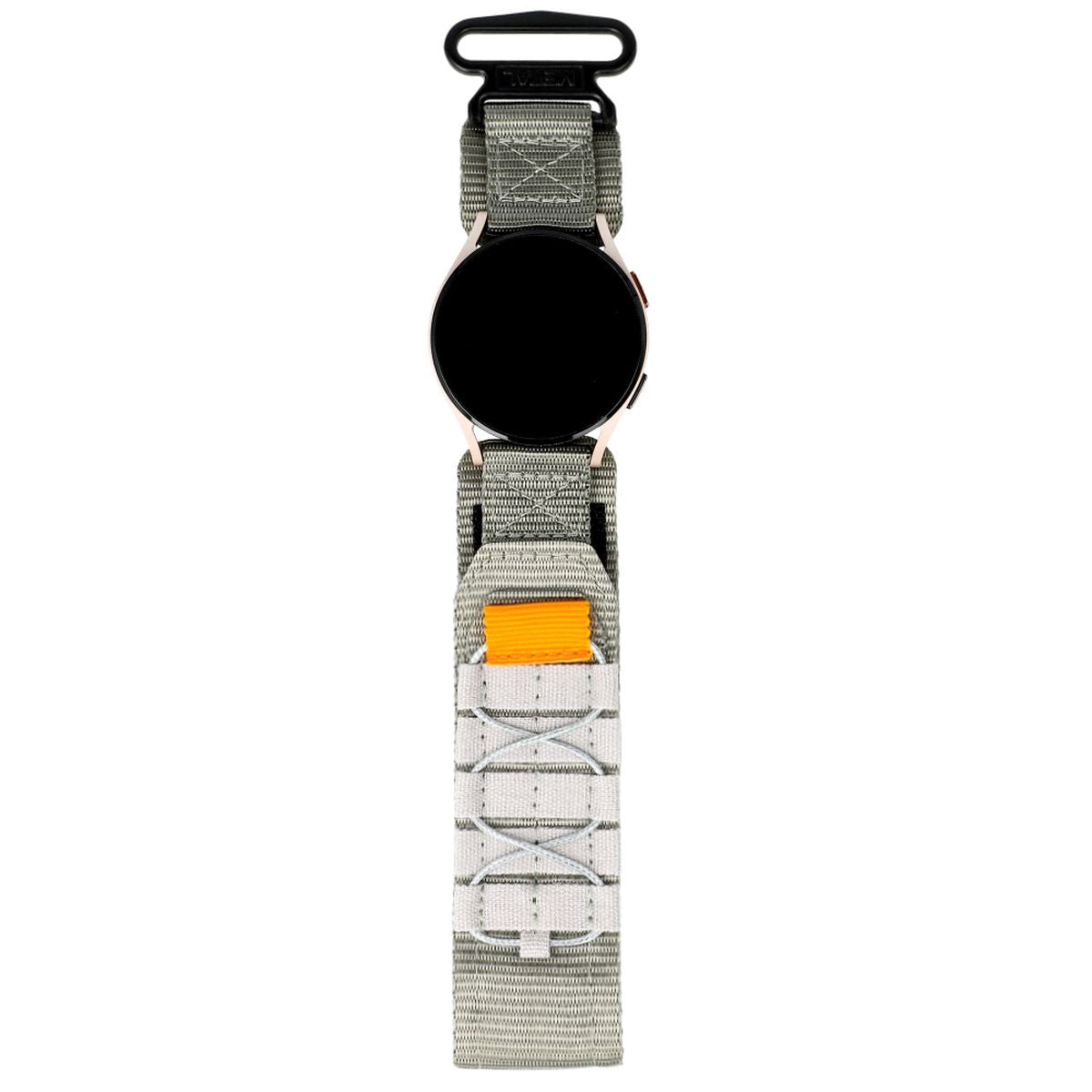 Sport-Armband für Galaxy Watch 20mm, Bizon Strap Watch Adventure, Grau