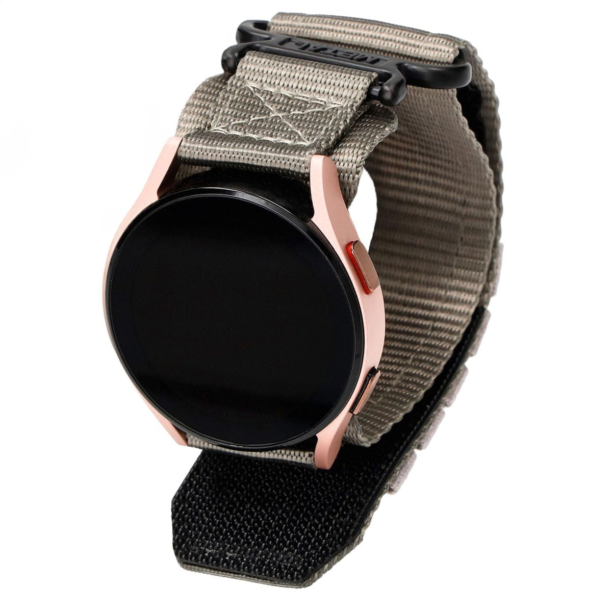 Sport-Armband für Galaxy Watch 20mm, Bizon Strap Watch Adventure, Grau
