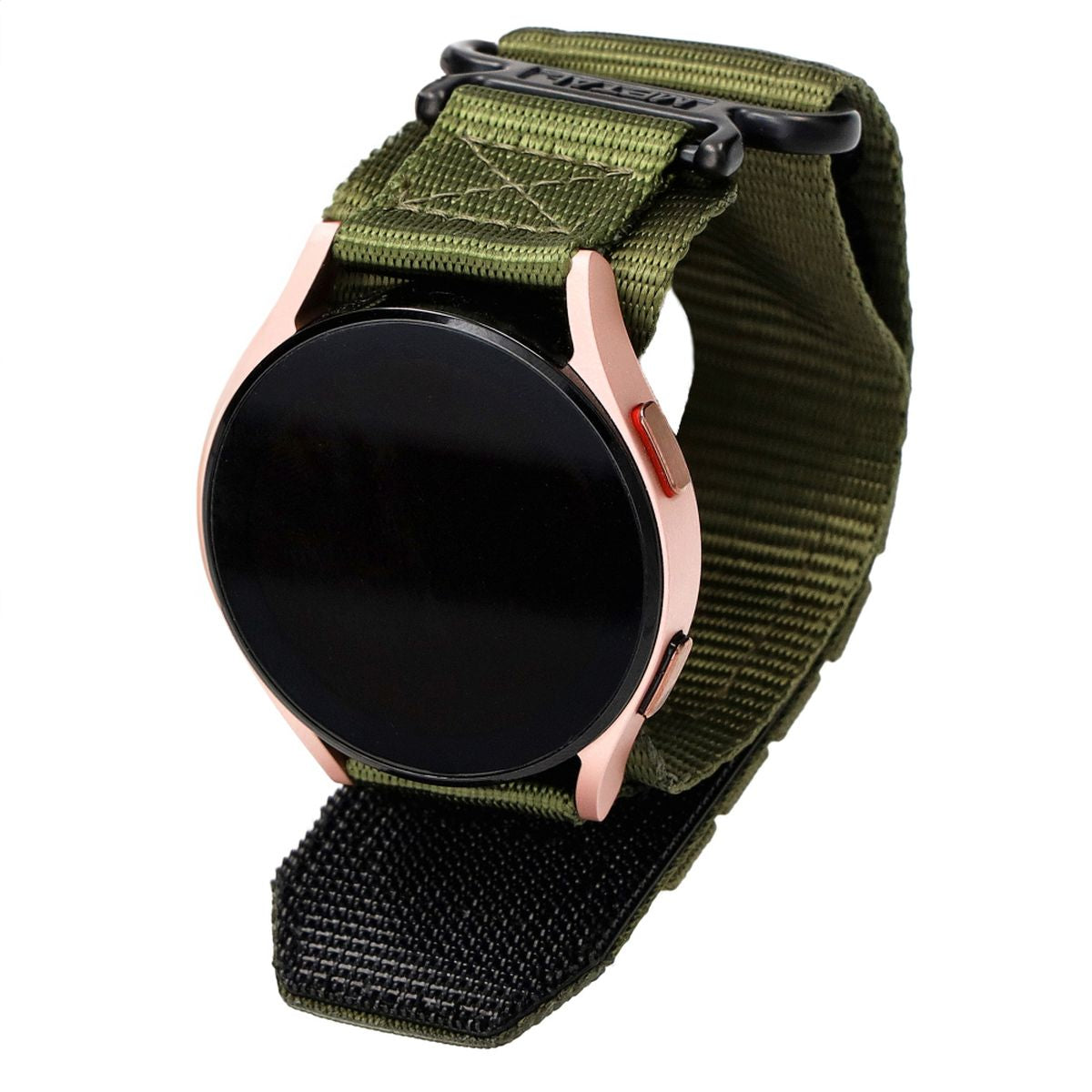 Sport-Armband für Galaxy Watch 20mm, Bizon Strap Watch Adventure, Dunkelgrün