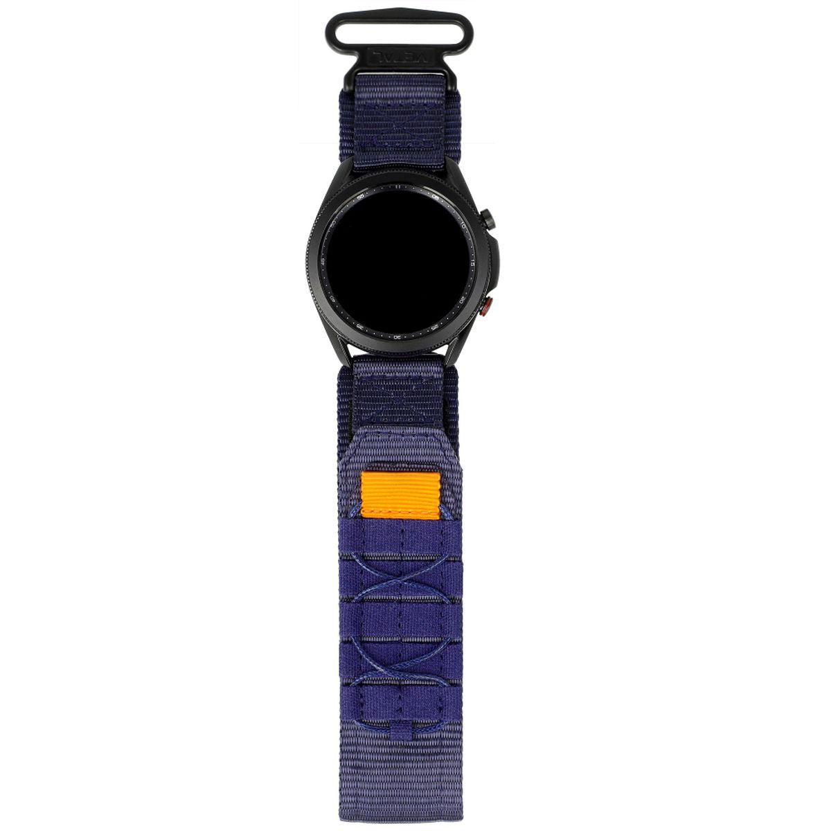 Sport-Armband für Galaxy Watch 22mm, Bizon Strap Watch Adventure, Dunkelblau