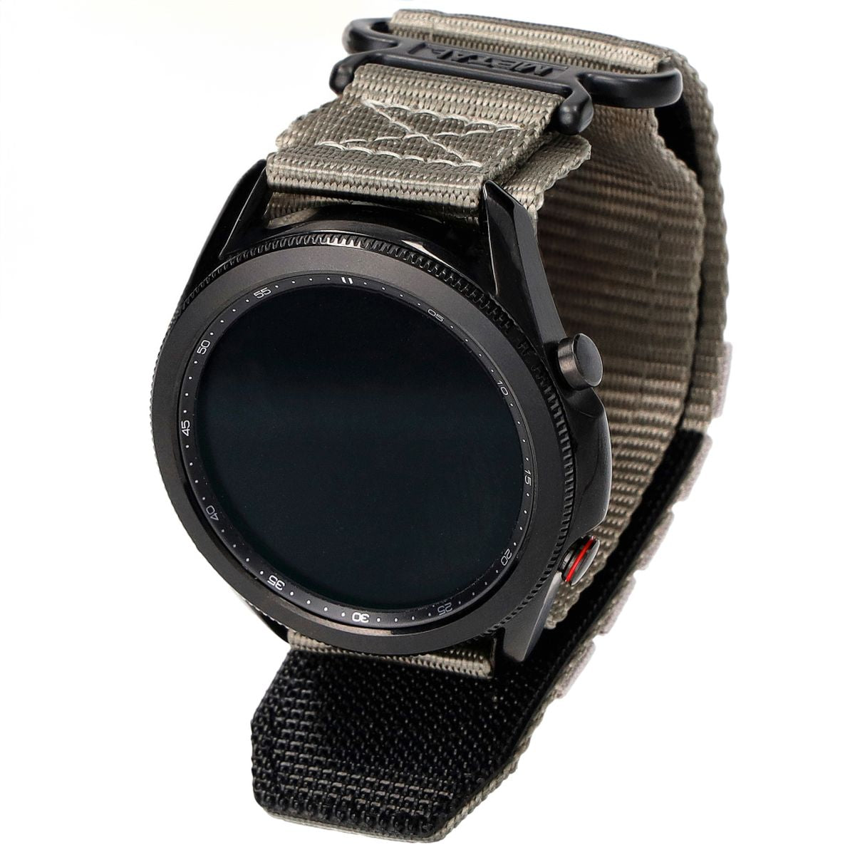 Sport-Armband für Galaxy Watch 22mm, Bizon Strap Watch Adventure, Grau
