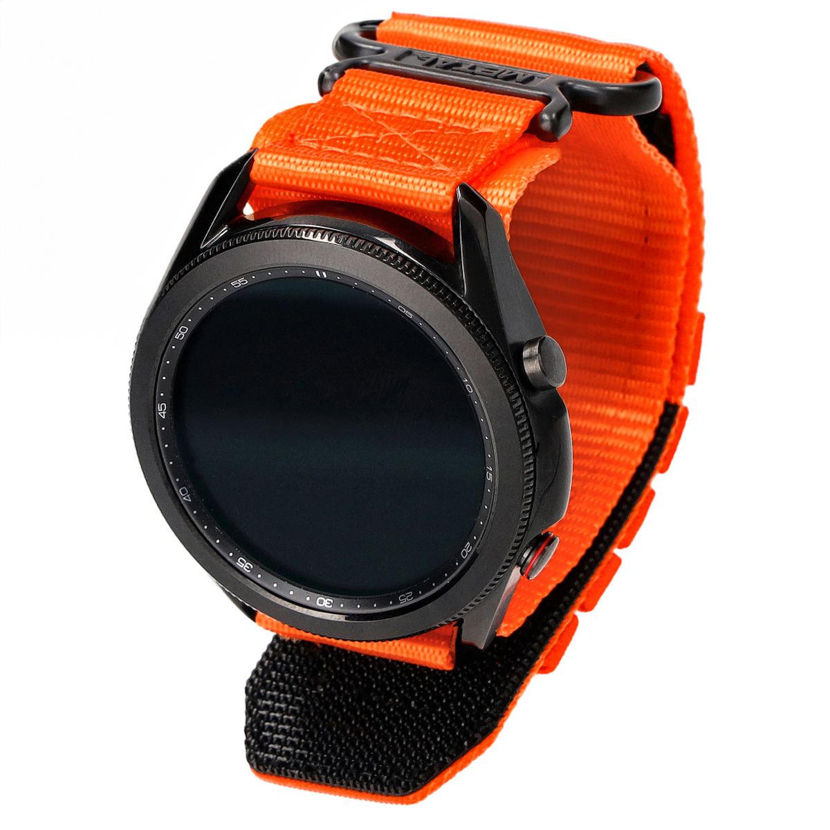 Sport-Armband für Galaxy Watch 22mm, Bizon Strap Watch Adventure, Orange