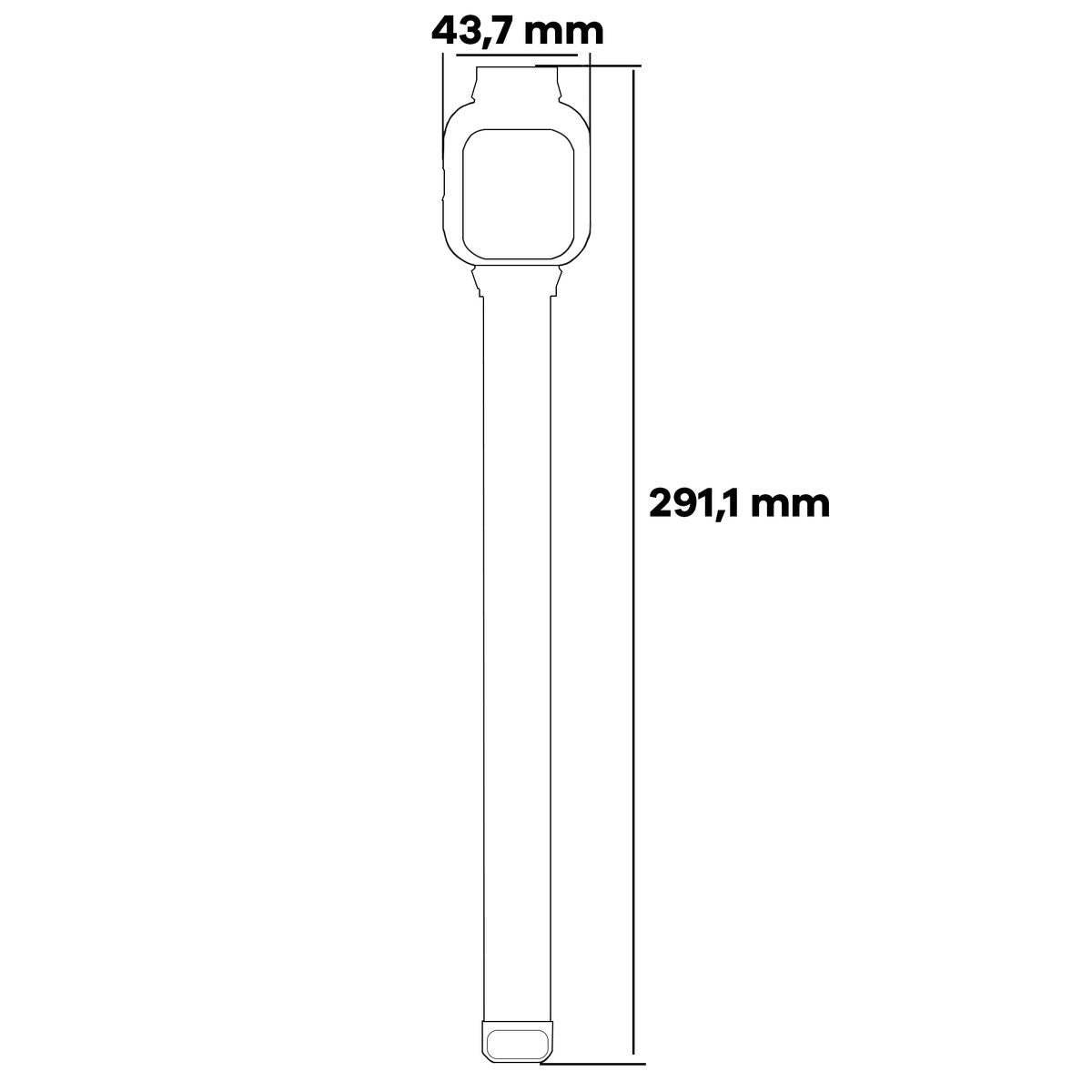 Schutzhülle mit Armband  für Xiaomi Redmi Watch 4, Bizon Strap + Case Watch Chain, Roségold