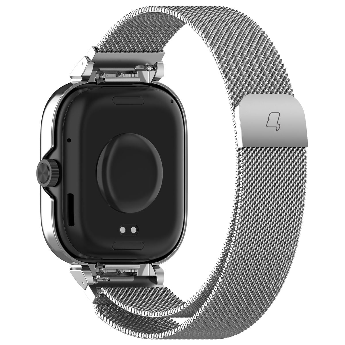 Schutzhülle mit Armband  für Xiaomi Redmi Watch 4/5, Bizon Strap + Case Watch Chain, Silber