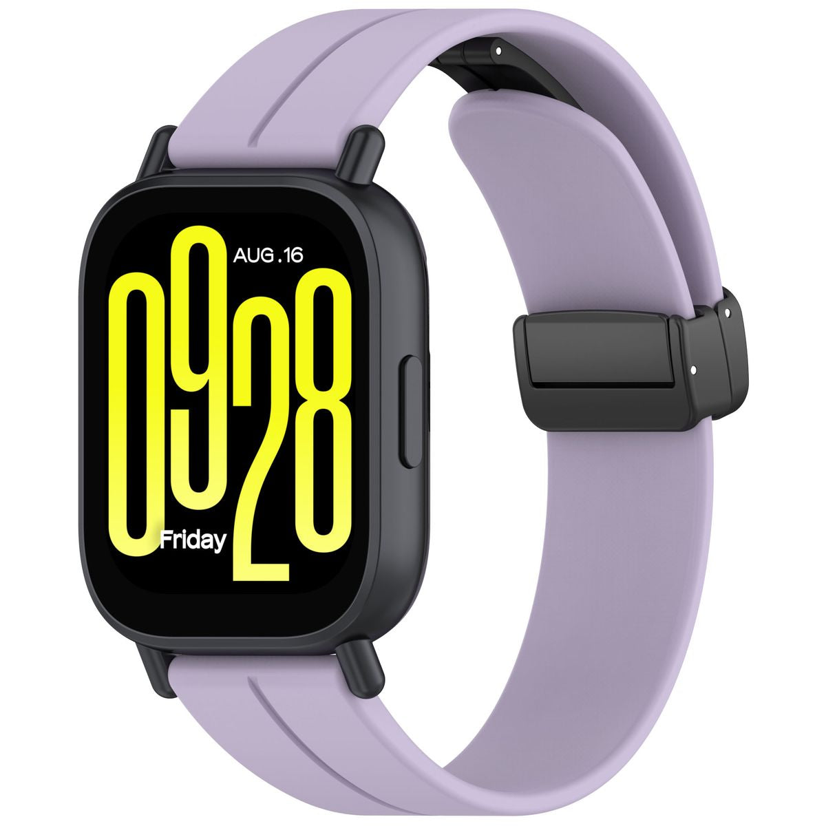 Armband für Smartwatch (22 mm), Bizon Strap Watch Silicone L, Lavendel