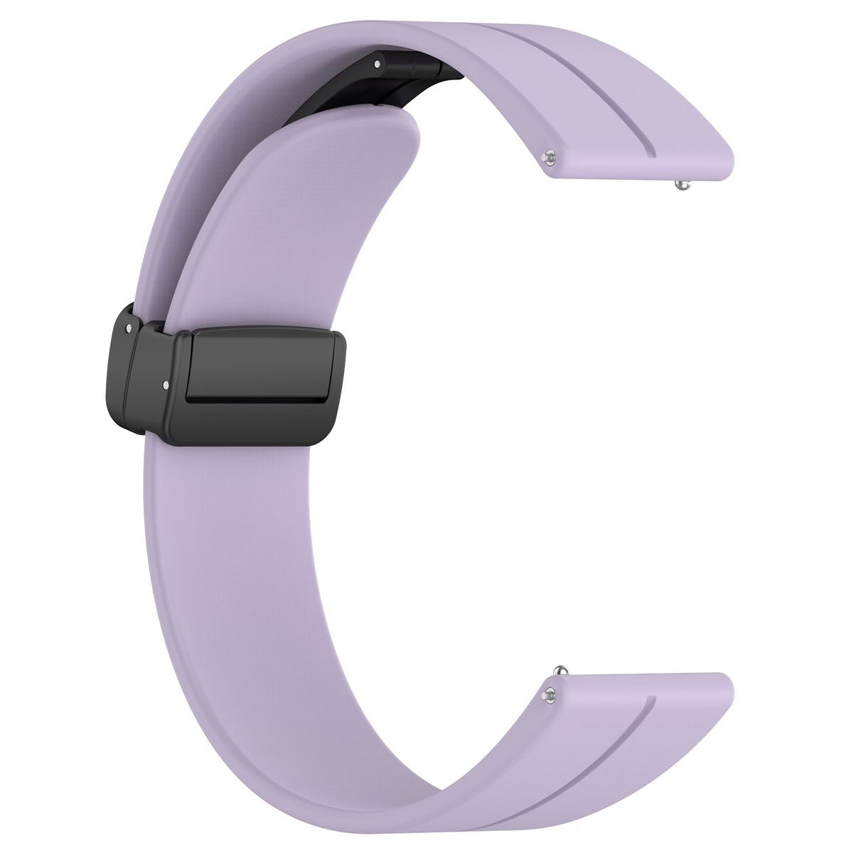 Armband für Smartwatch (22 mm), Bizon Strap Watch Silicone L, Lavendel