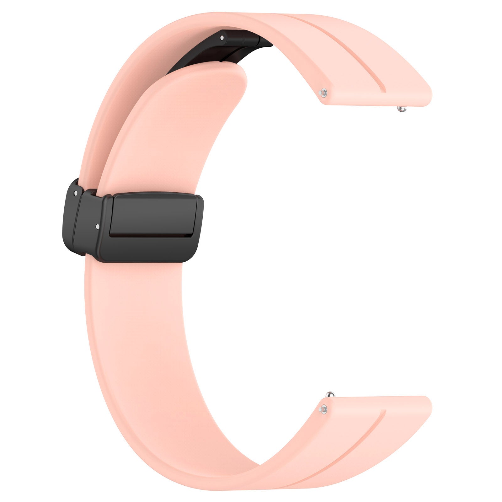 Armband für Smartwatch (22 mm), Bizon Strap Watch Silicone L, Rosa