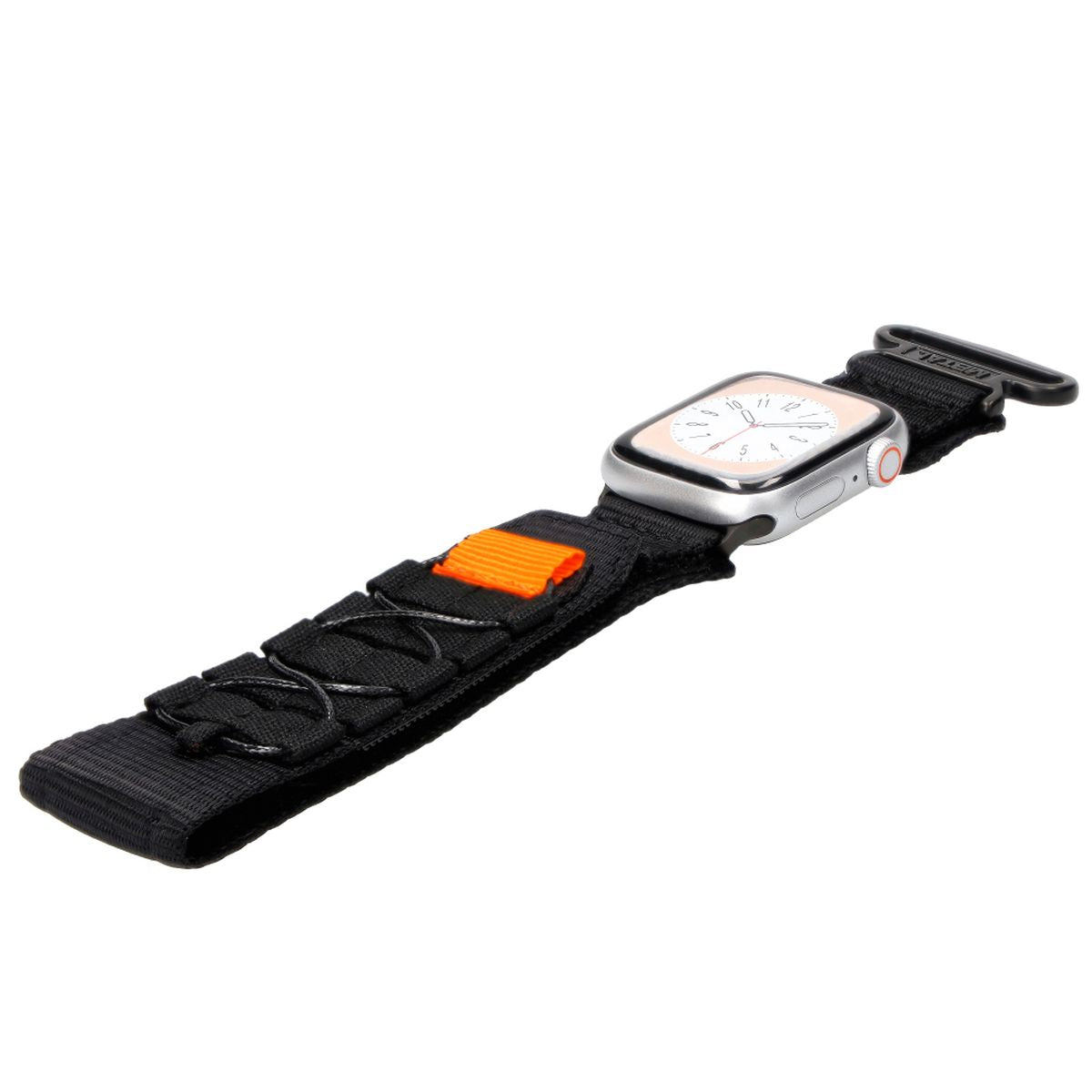 Sport-Armband für Apple Watch 38/40/41/42 mm, Bizon Strap Watch Adventure, Schwarz