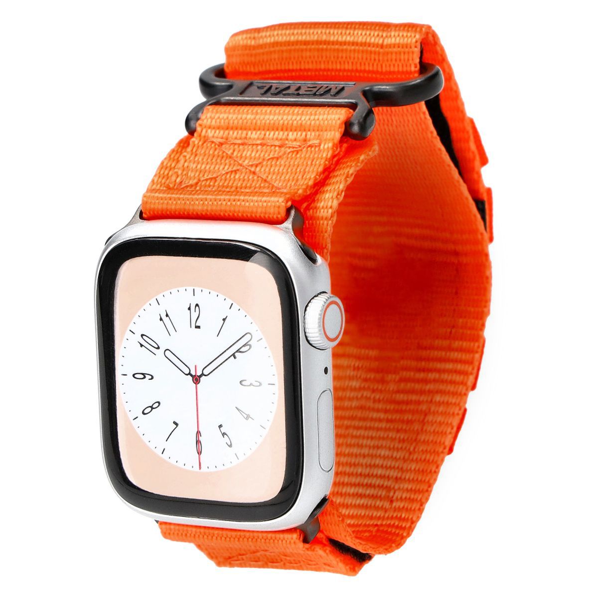 Sport-Armband für Apple Watch 38/40/41 mm, Bizon Strap Watch Adventure, Orange