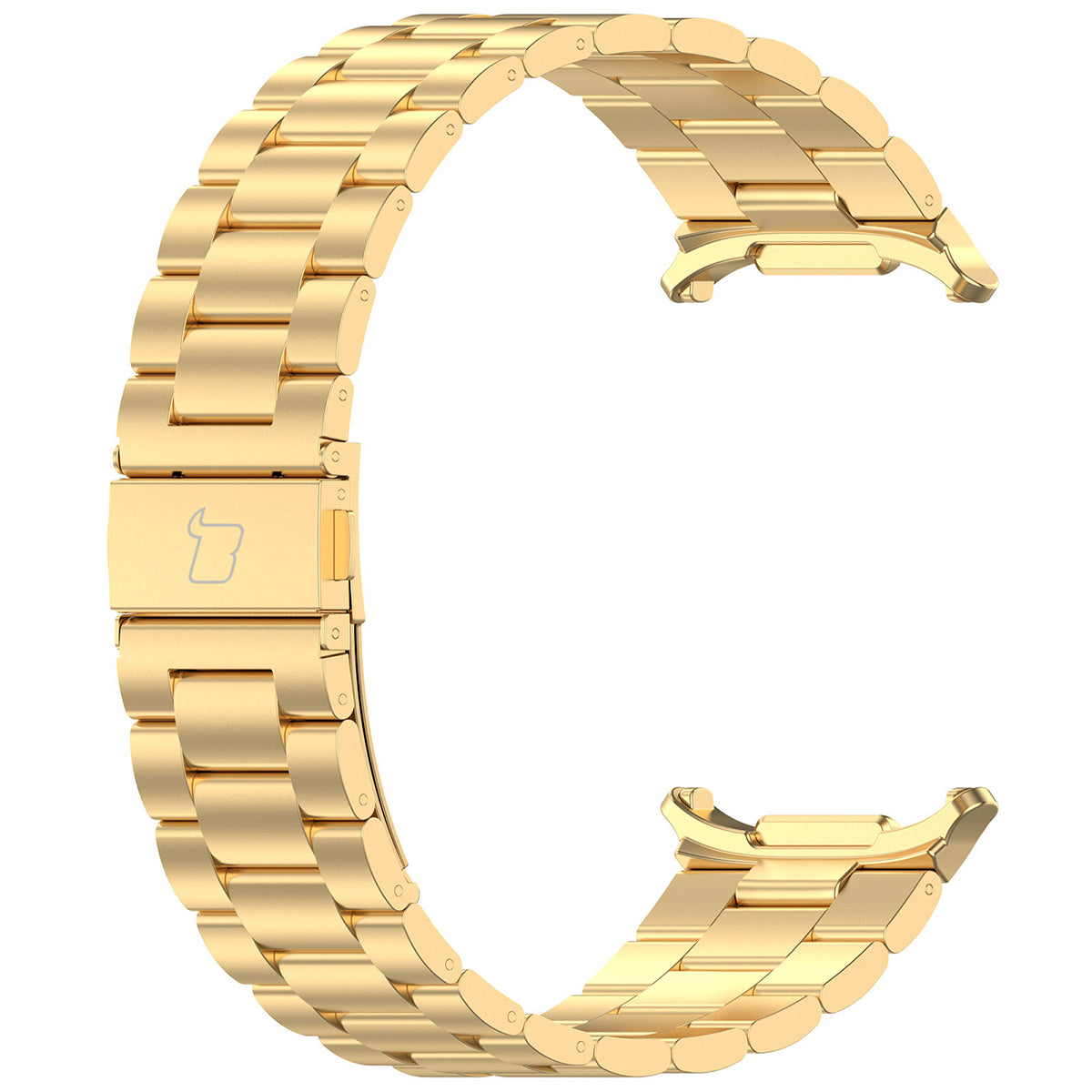 Edelstahl Armband für Galaxy Watch Ultra 2 / 1, Bizon Strap Watch Aura, Gold