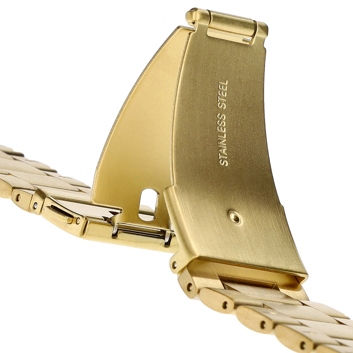 Edelstahl Armband für Google Pixel Watch 3 / 2 / 1 41 mm, Bizon Strap Watch Aura, Gold