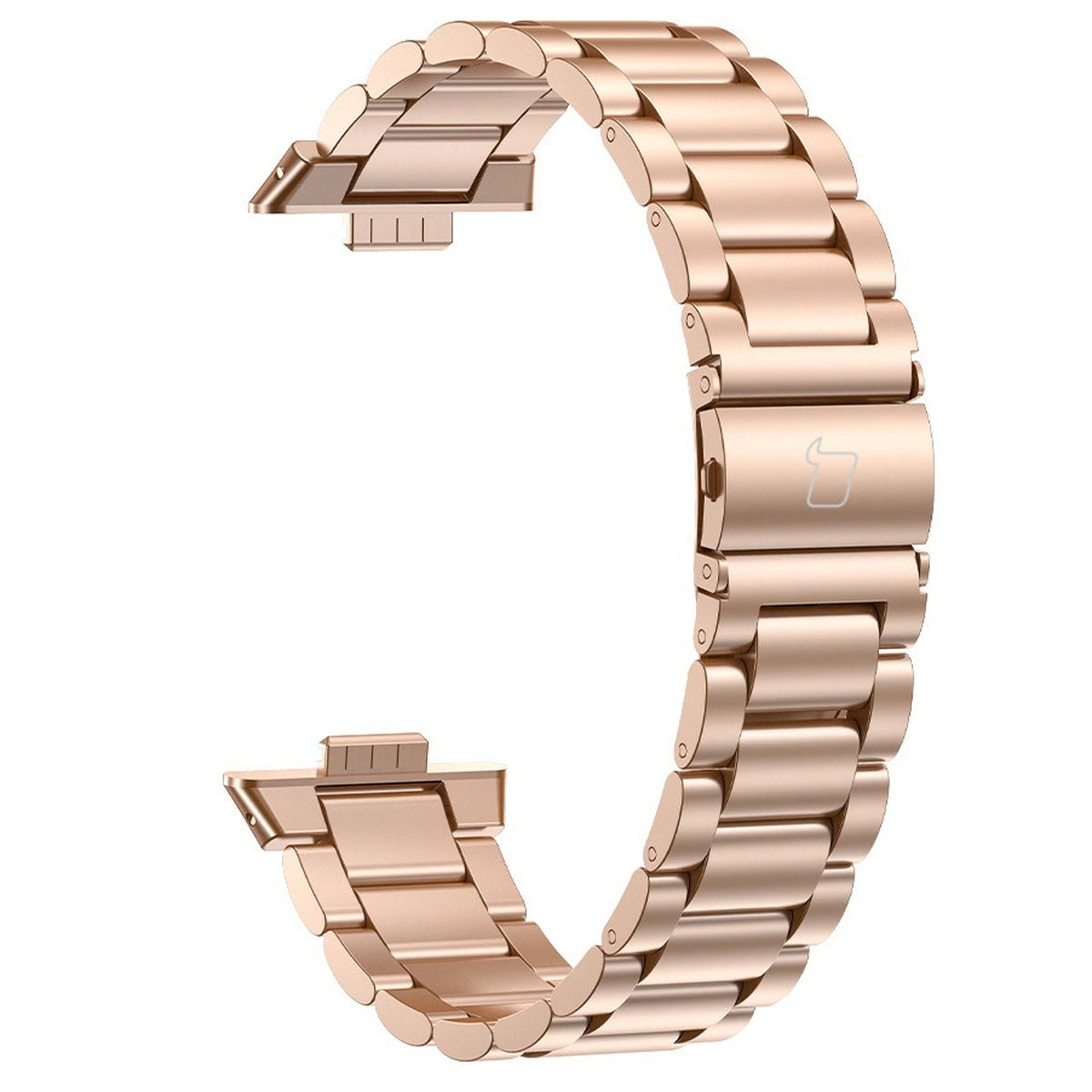 Edelstahl Armband für Huawei Watch Fit 4 Pro/Fit 4/Fit 3, Bizon Strap Watch Aura, Rosegold