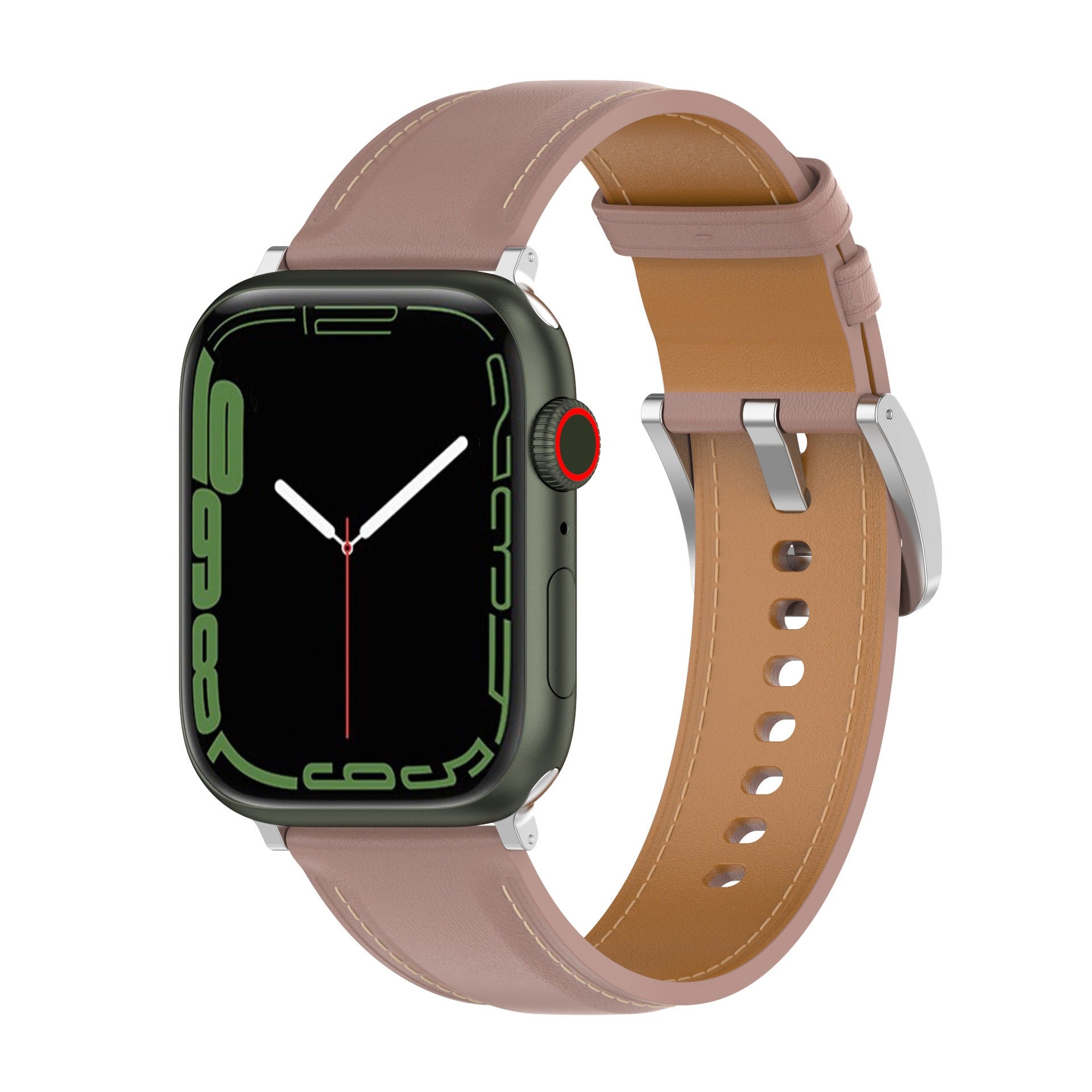 Armband für Apple Watch 38/40/41/42 mm, Bizon Strap Watch Casual, Rosa
