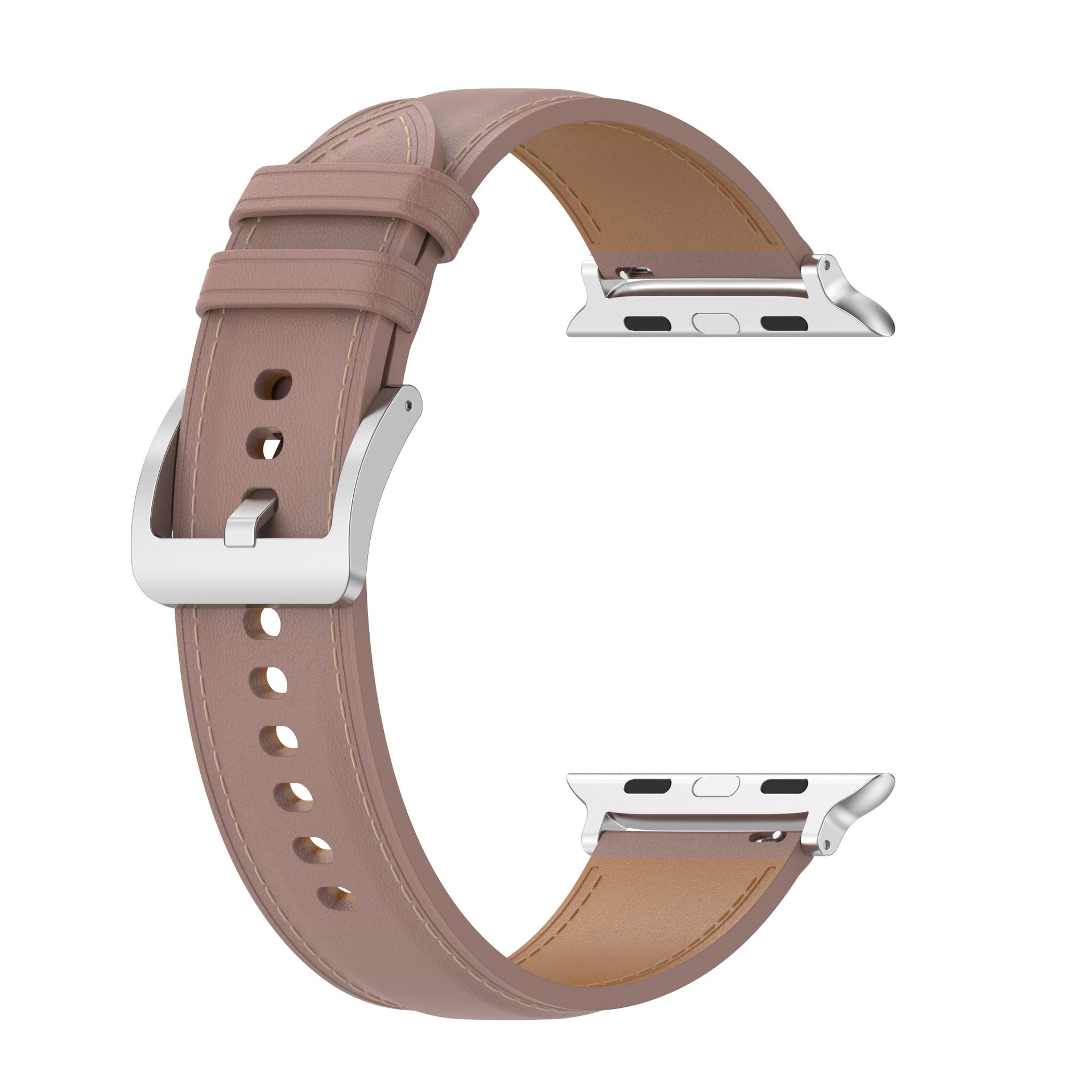 Armband für Apple Watch 38/40/41/42 mm, Bizon Strap Watch Casual, Rosa