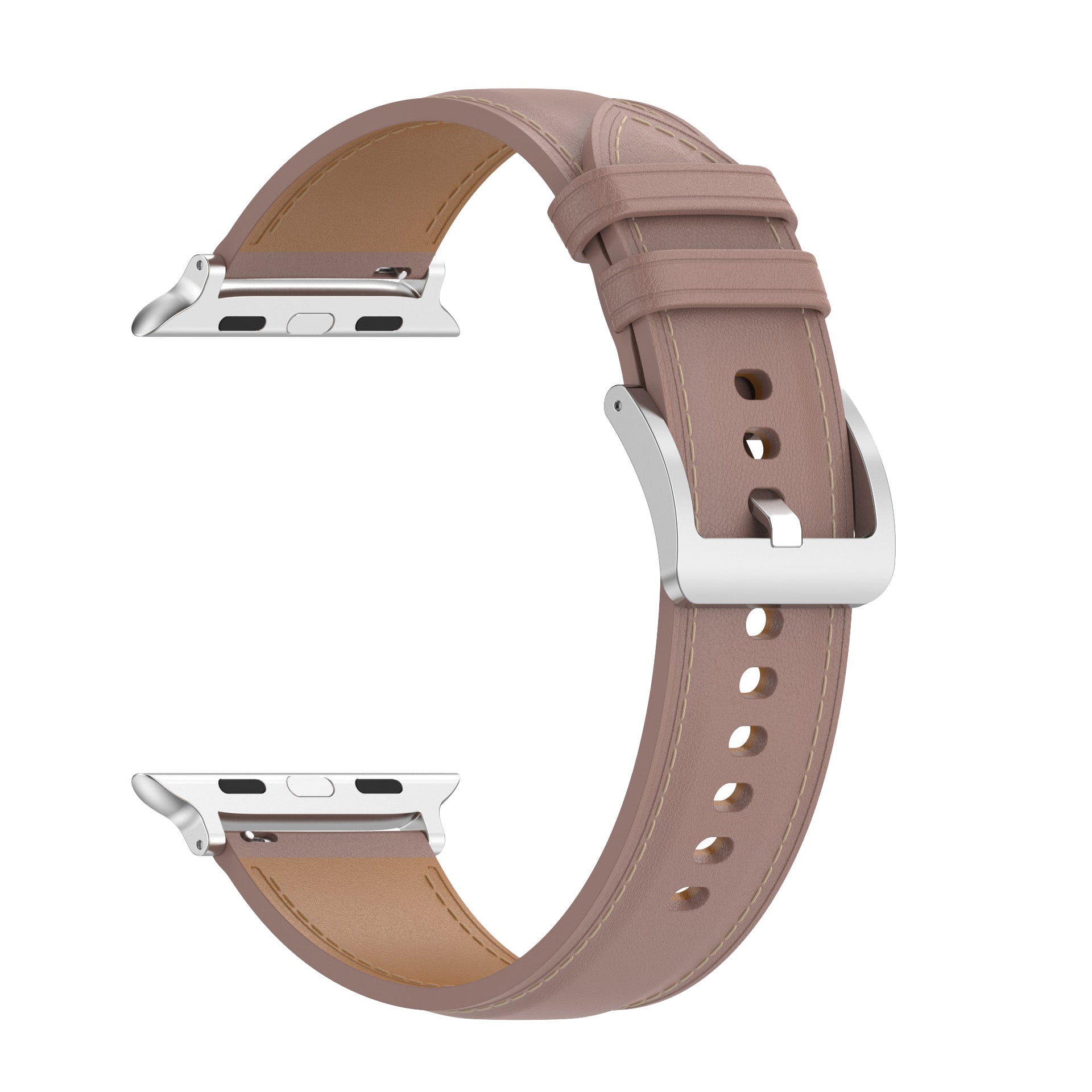 Armband für Apple Watch 38/40/41/42 mm, Bizon Strap Watch Casual, Rosa