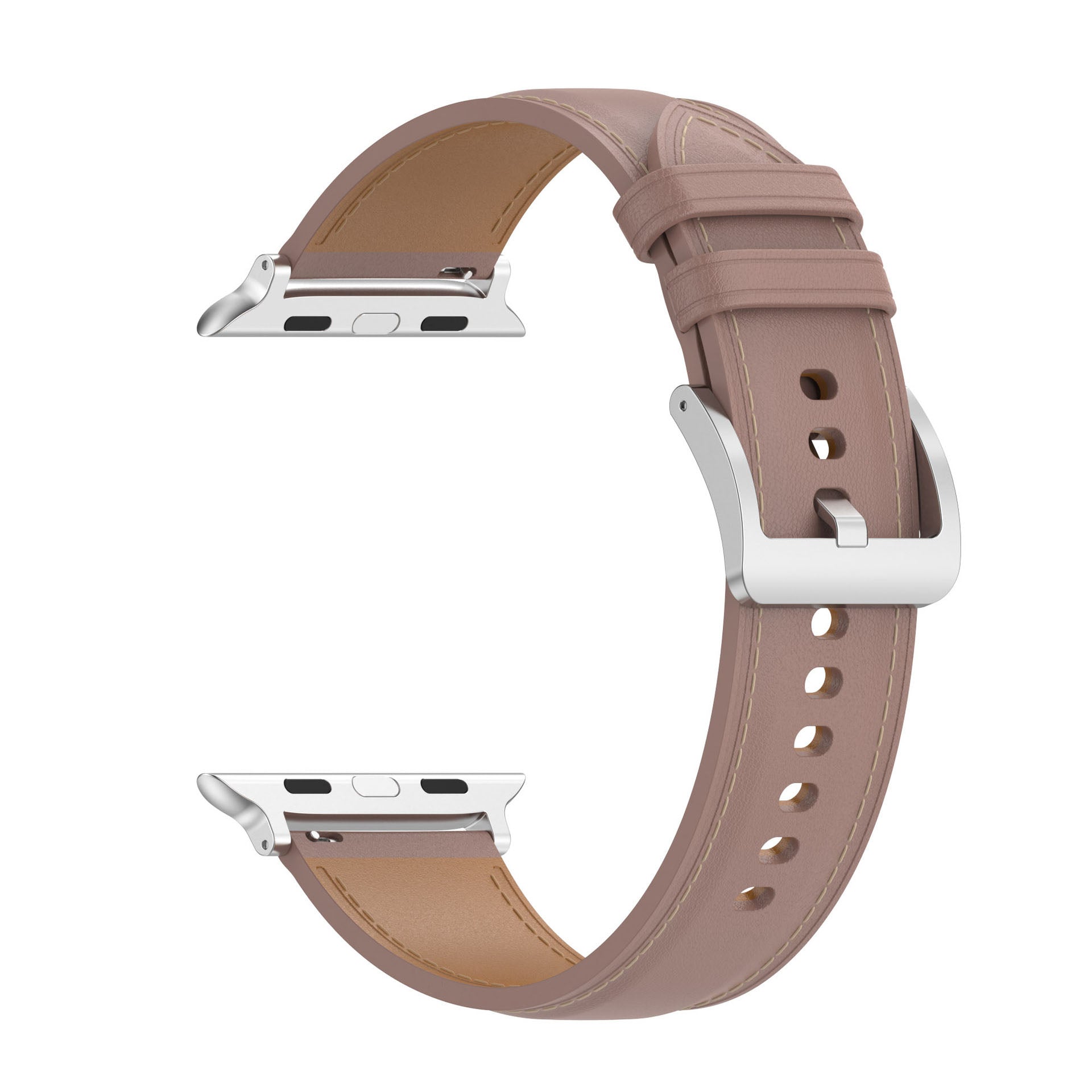 Armband für Apple Watch 44/45/46/49 mm, Bizon Strap Watch Casual, Rosa