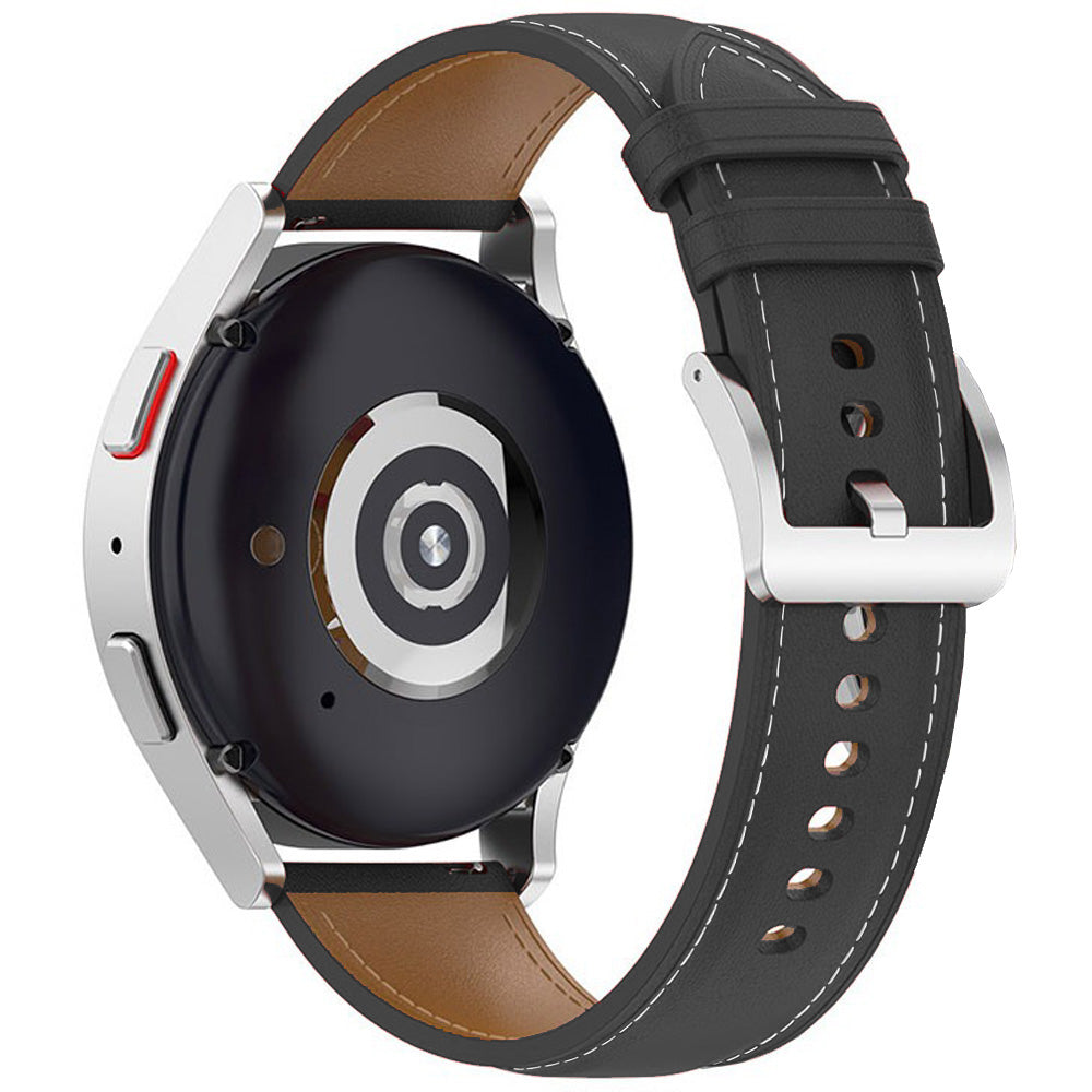 Armband für Galaxy Watch FE/7/6/6 Classic/5/5Pro/4/4 Classic, Bizon Strap Watch Casual, Schwarz