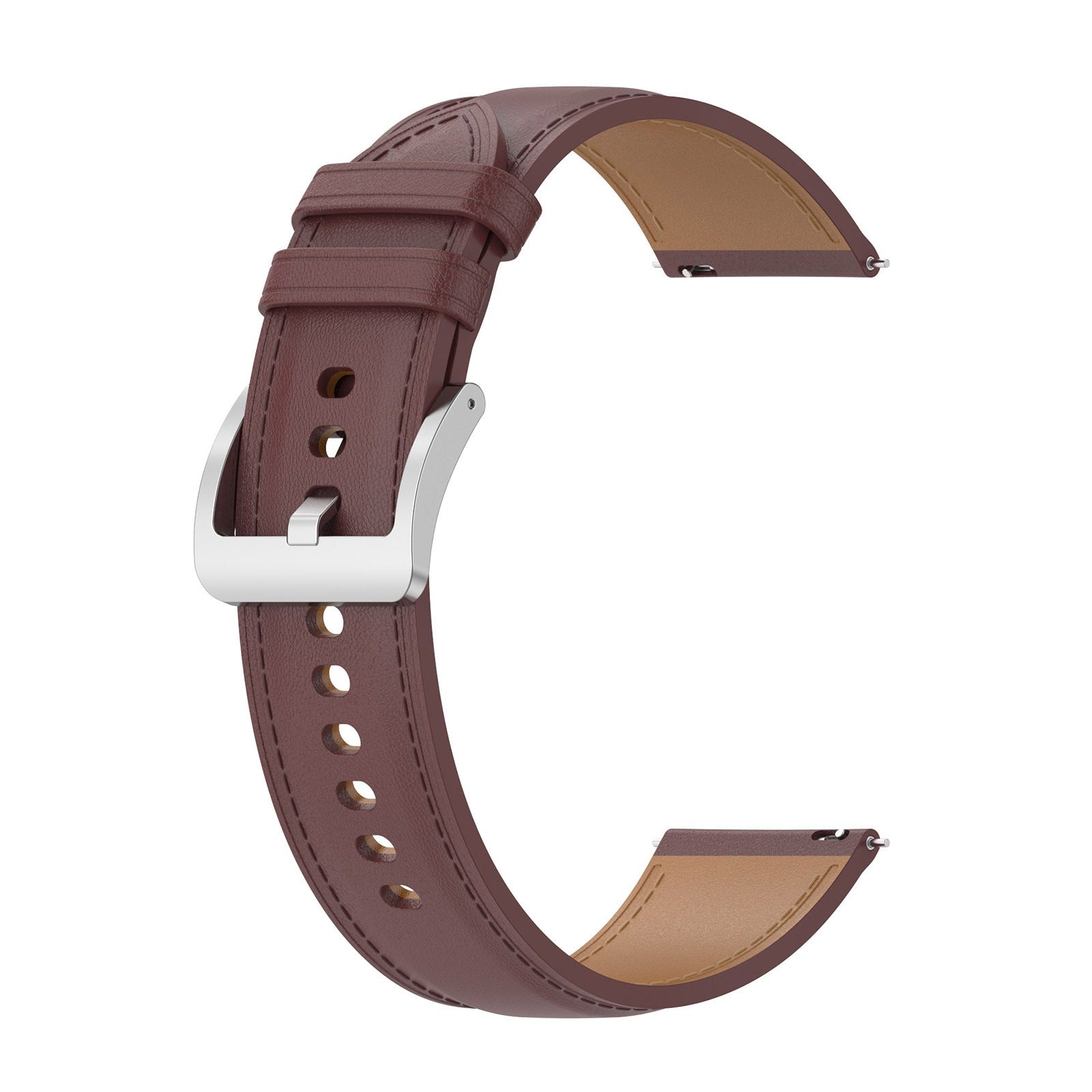 Armband für Galaxy Watch FE/7/6/6 Classic/5/5Pro/4/4 Classic, Bizon Strap Watch Casual, Dunkelbraun